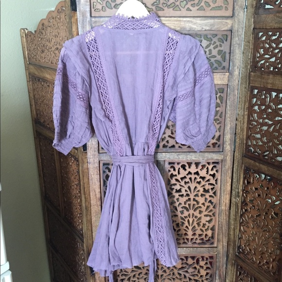 NEW NWT Free People Sydney Mini Dress Purple - Picture 3 of 7